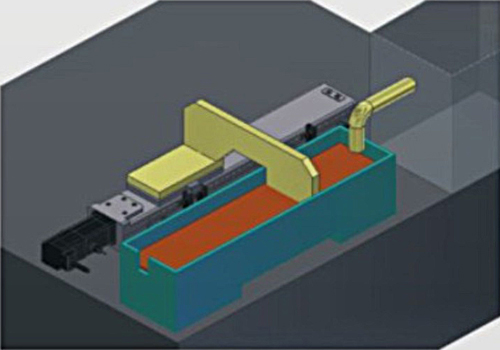 电动滑台应用于溶剂表面刮平装置