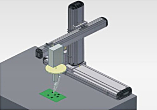 XYZ坐标机械手应用于自动焊锡装置