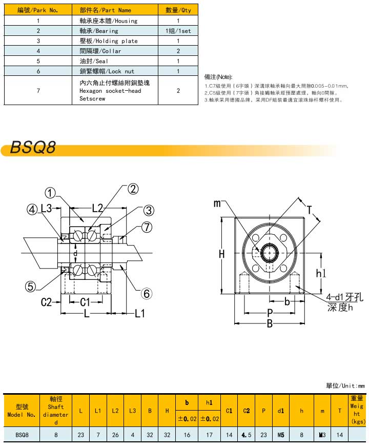 领航自动化轴承座